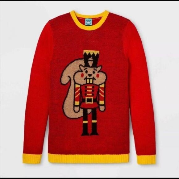 New Chipmunk Nutcracker Ugly Christmas Sweater - Picture 1 of 1